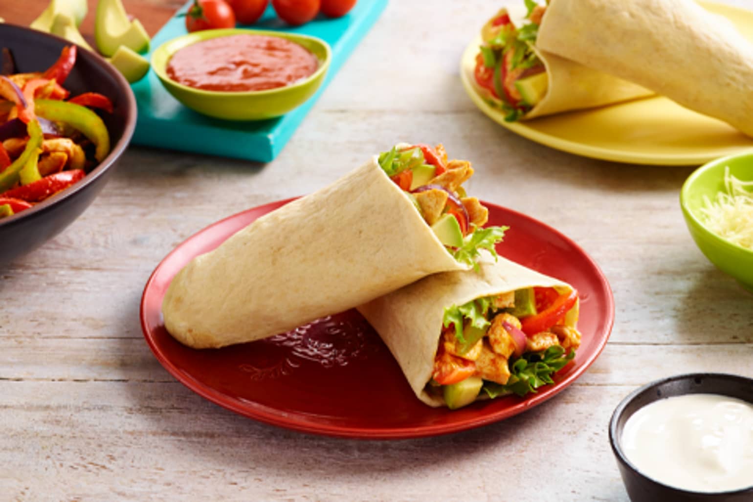 Tortilla Pockets aux Fajitas de Poulet Old El Paso